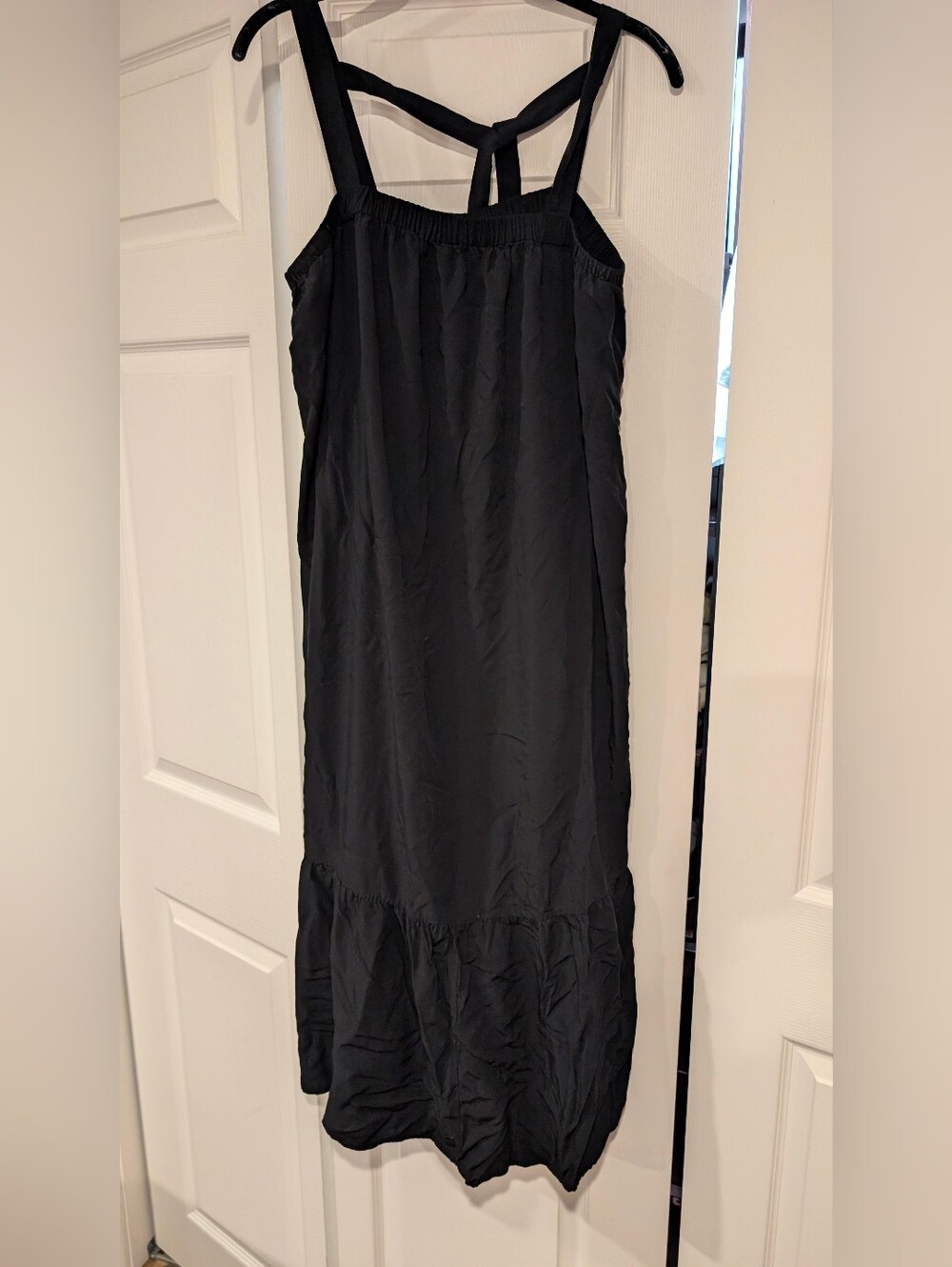 Old Navy Black Strappy Maxi Dress